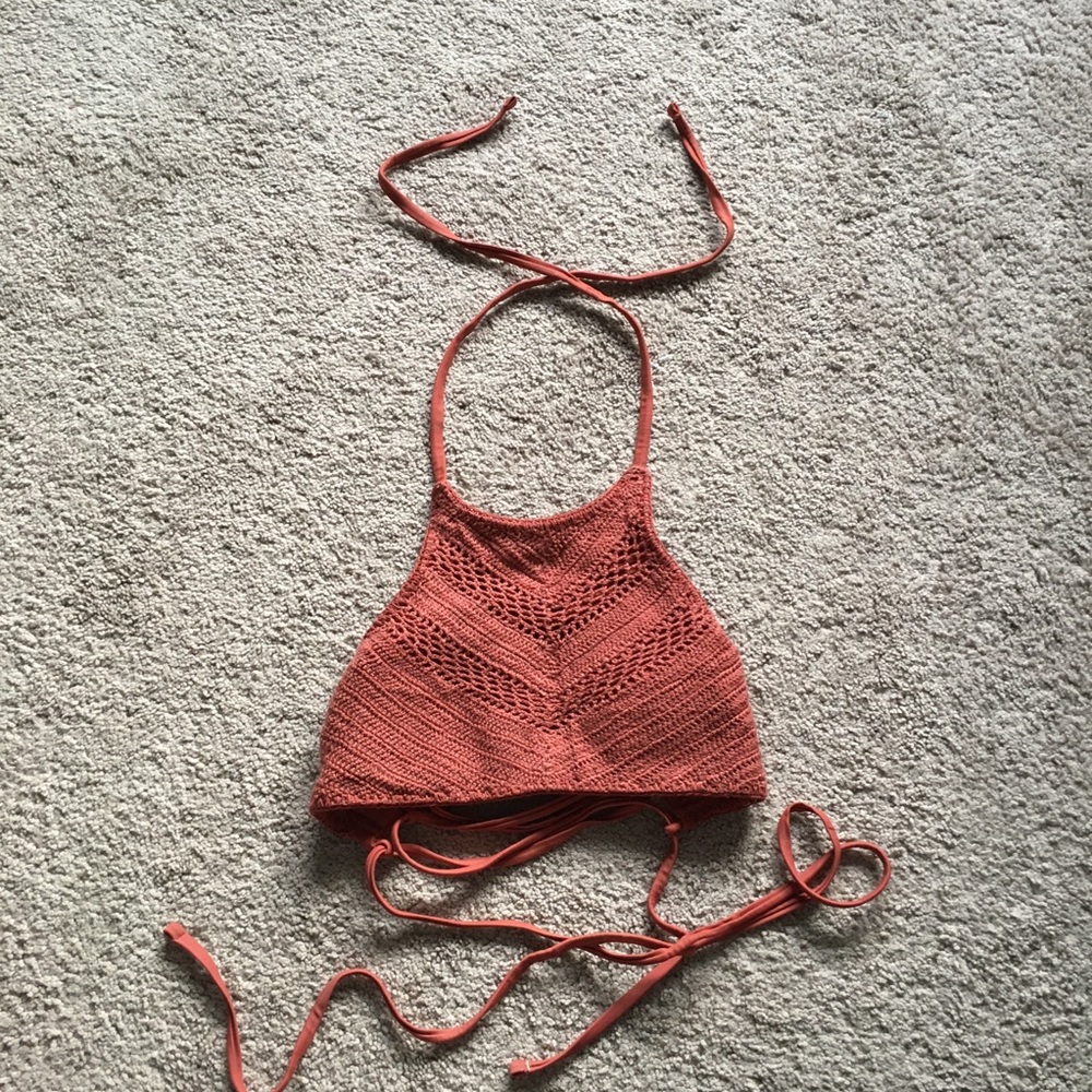 Crochet swimsuit top